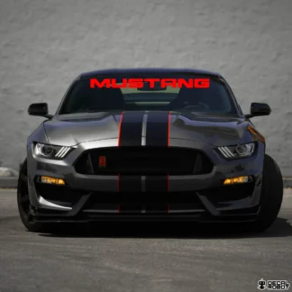 Mustang Windshield Banner